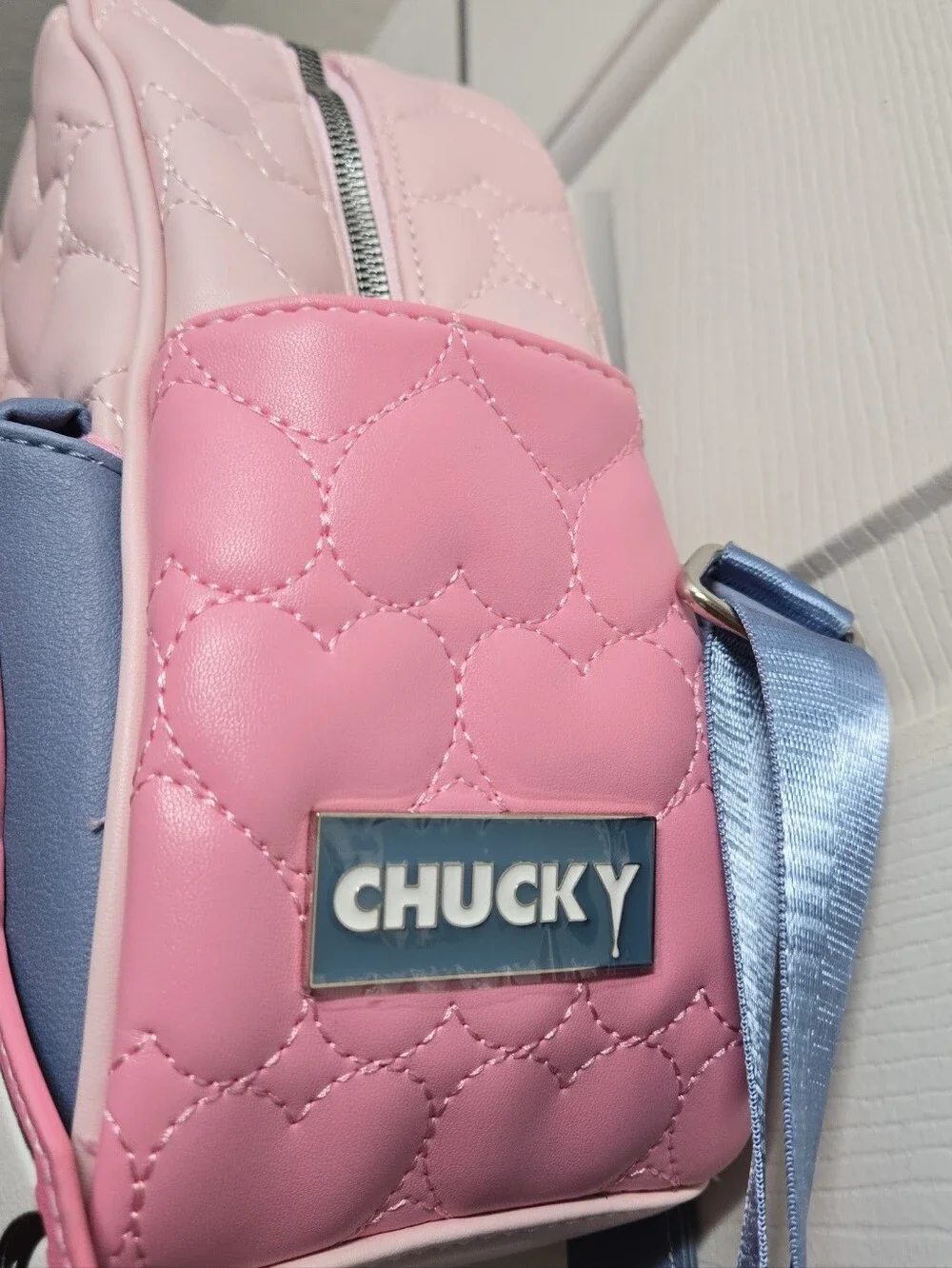 Eat Your Heart Out Tiffany Valentine Pink Backpack